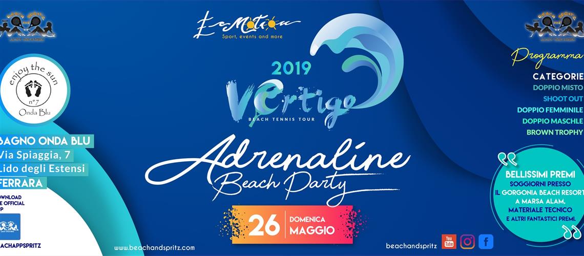 Adrenaline Beach Party - Torneo Beach Tennis Amatori