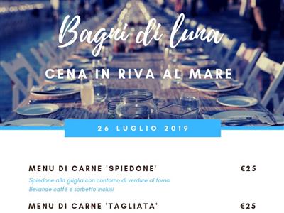 Bagni di Luna - MENU'